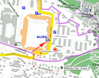 STRAHOV - MAPA